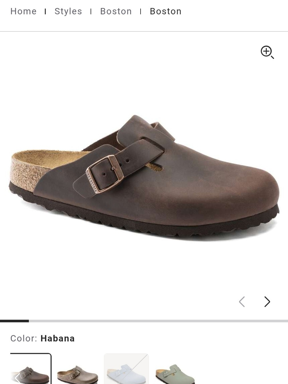 Birkenstock Boston Clog - Habana Brown Size 43